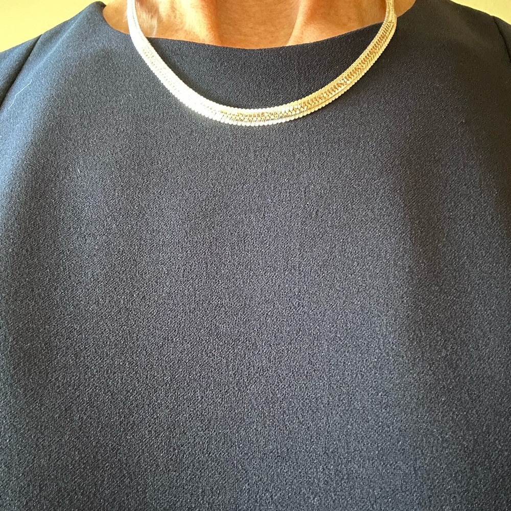 Silver Necklace. Length 18”. By Rinc Lind SP - Picture 2 of 7